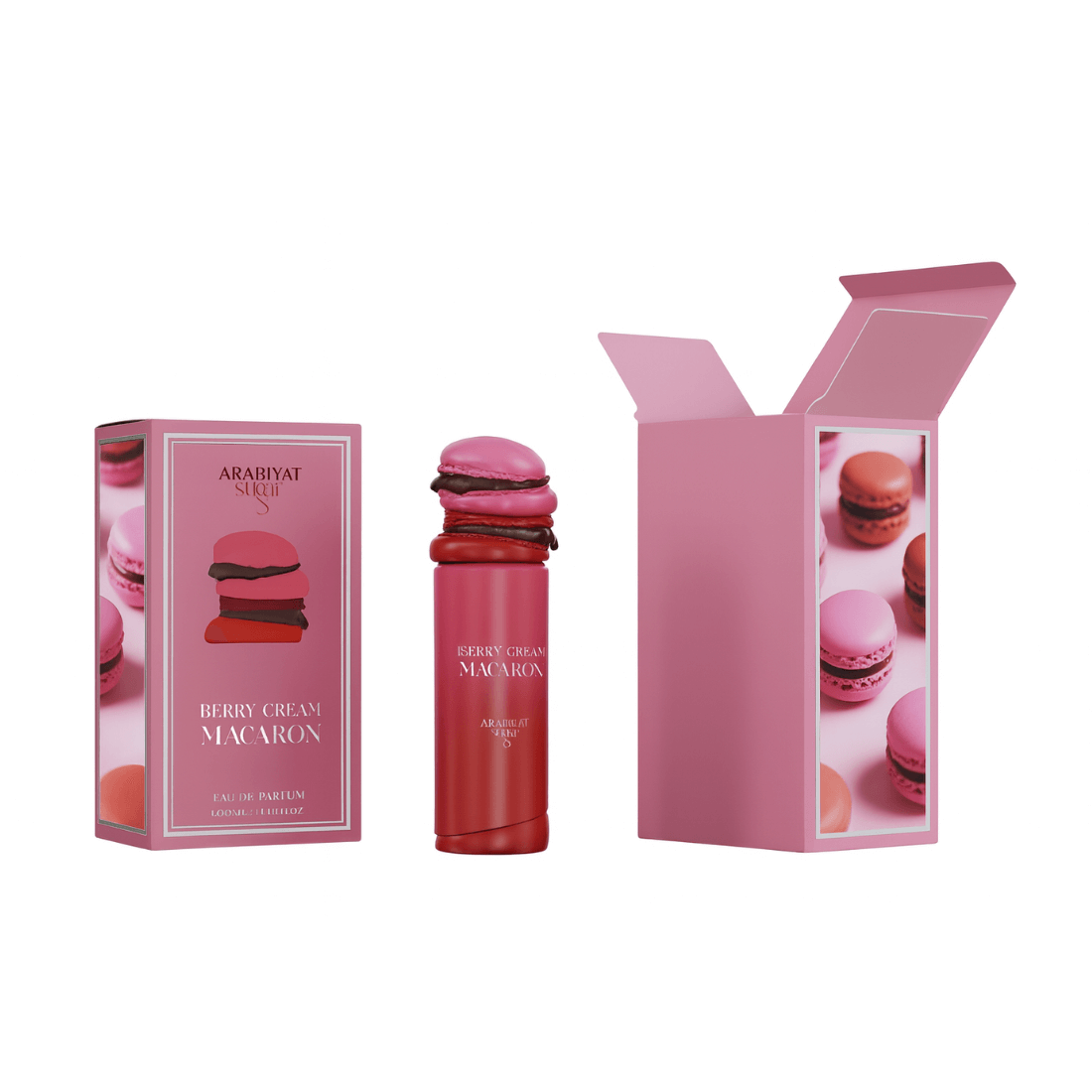 Arabiyat Prestige Berries Cream Macaron Parfum - fruchtig-süßer Duft mit Beeren und Vanillecreme