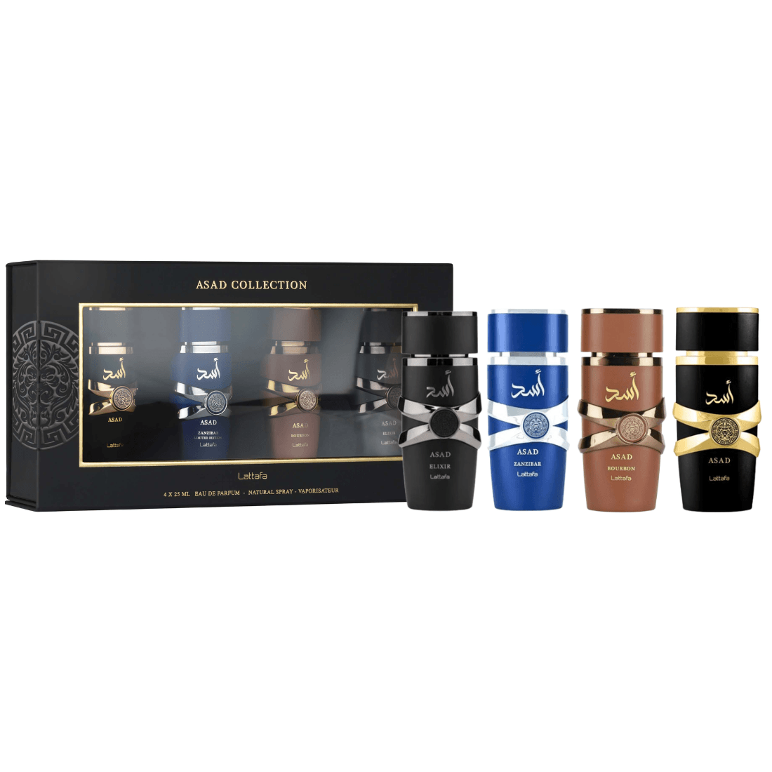 Lattafa Asad Discovery Set 25ml x 4 Units